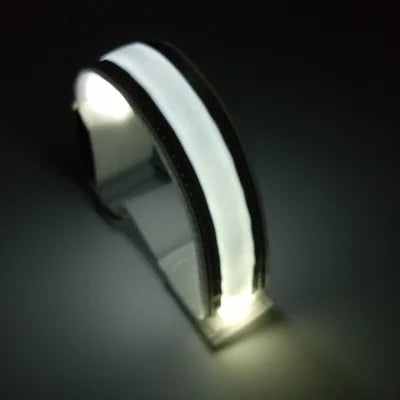 LED Light Armbands Flashing Fiber Optic Glowing Bracelet Wrist Strap Christmas Cheer Luminous Arm Straps running led light