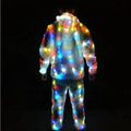 New Novelty LED Light Up Costume Stage Performance Jacket Pants Neon Luminous Clothing Birthday Party Costume For Show