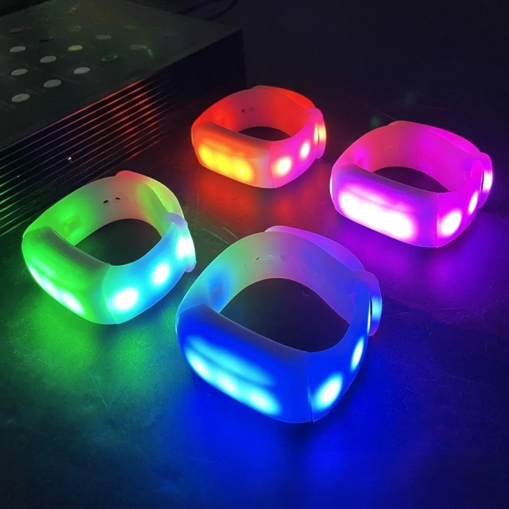15-Color Glowing Fluorescent Bracelet Led Bracelet  LED Accessory for Wedding Birthday Dark Party