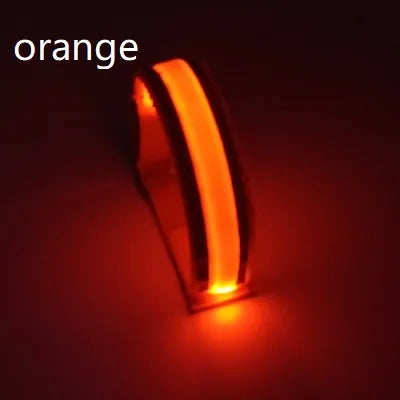 LED Light Armbands Flashing Fiber Optic Glowing Bracelet Wrist Strap Christmas Cheer Luminous Arm Straps running led light